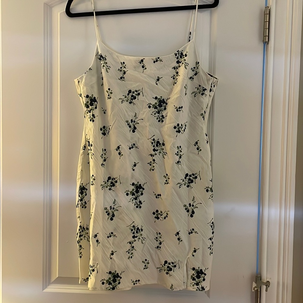 ASOS white flowered sundress, never worn!